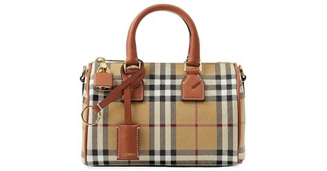 burberry medium check bowling bag|Burberry Check mini bowling bag.